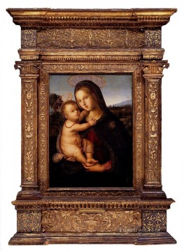 Di Betto The Madonna And Child Before A Landscape Renaissance Pinturicchio Oil Paintings
